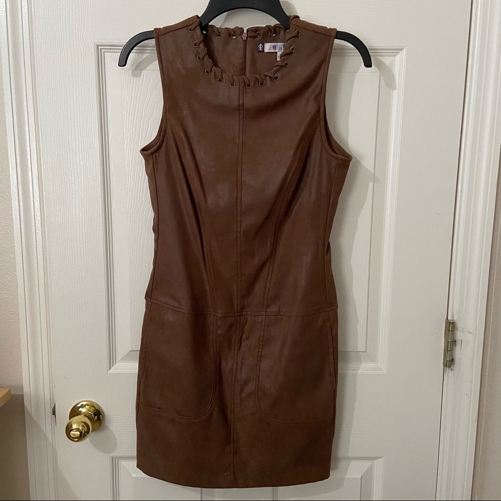 Faux suede dress 🍁